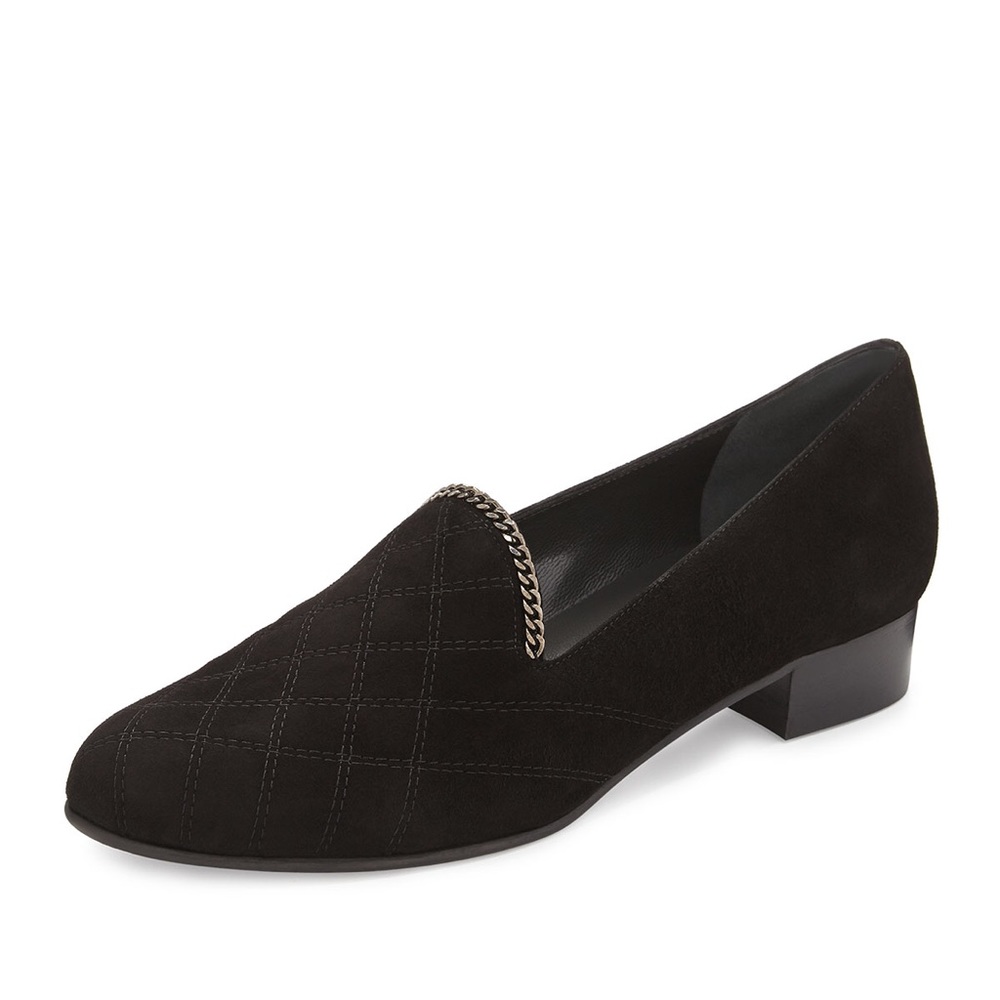 EUC Stuart Weitzman Hallmark Chain Loafers Sz 6